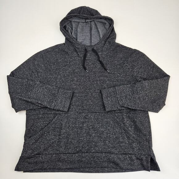 Champion Elite Hoodie Women's‎ XXL Striped Black Pullover Sweatshirt Stretch - Picture 1 of 7